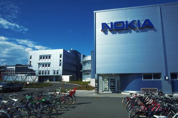 Bikes Parked Outside Nokia Corporation Buildings